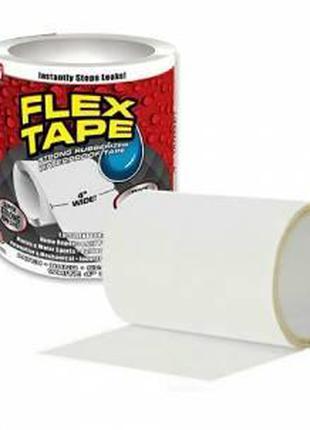 Водонепроникна ізоляційна стрічка FLEX TAPE White 150*10 cm