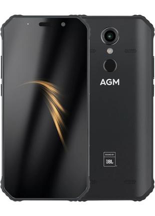 Смартфон AGM A9 4/64Gb black мощный мобильный телефон с хороше...