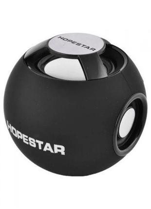 Портативная Bluetooth колонка Hopestar H46 ФМ, MP3, USB Чёрная