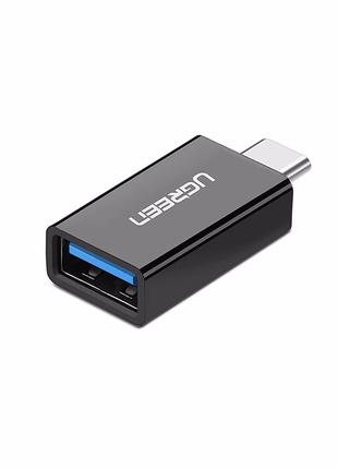 Адаптер Ugreen Type-C to USB 3.0 OTG Black (US173)