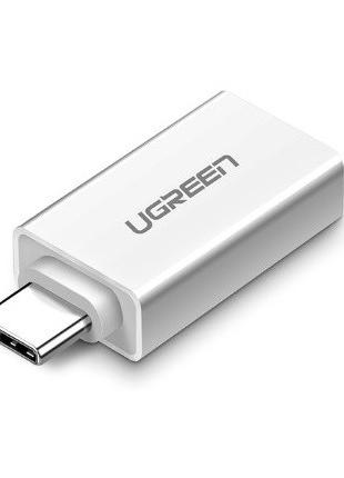 Адаптер Ugreen Type-C to USB 3.0 OTG White (US173)
