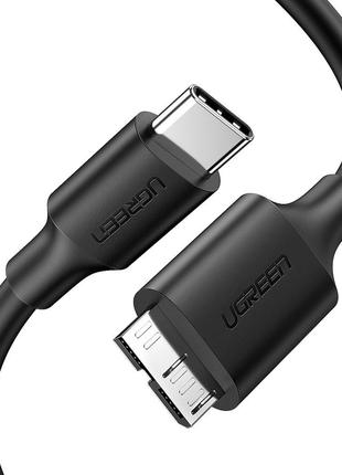 Кабель для зарядки и синхронизации UGREEN USB-C - micro USB 3....