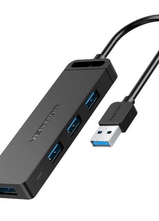 USB-хаб Vention USB 3.0 на 4 порта c micro USB питанием 0.15M ...