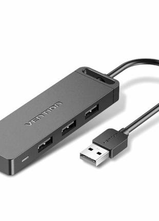USB-хаб Vention USB 2.0 на 4 порта с micro USB питанием 0.15M ...