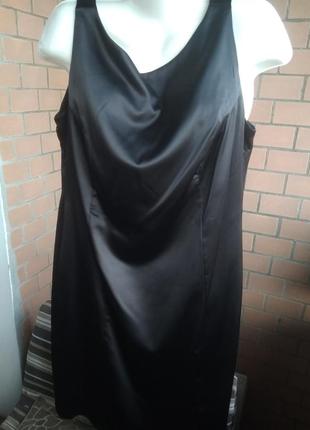 Маленькое черное платье футляр плюс сайз 46 евро укр 54