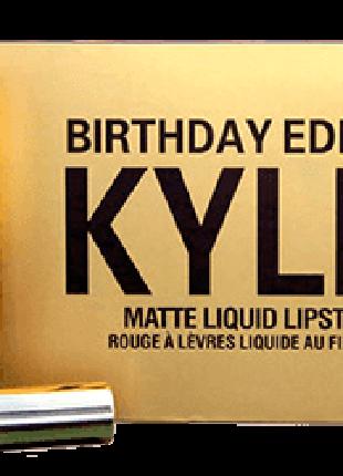 Набор жидких помад Matte Liquid Lipstick Kylie Birthday Editio...
