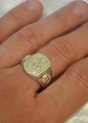 Православное кольцо из серебра