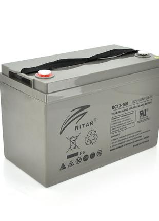 Акумуляторна батарея Ritar AGM DC12-100 12V 100Ah