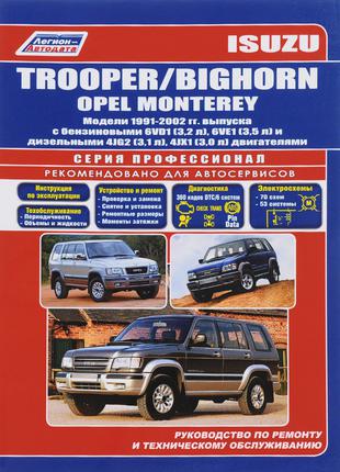 Isuzu Trooper / Bighorn / Opel Monterey. Руководство по ремонту