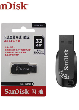 Original SanDisk Ultra Shift флеш-накопичувач USB 3.0, 32GB.