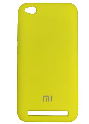 Чехол Silicone Case for Xiaomi Redmi 5A Yellow (4)