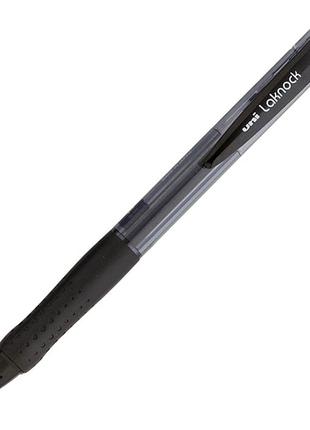 Ручка кулькова Uni Laknock SN-100.10 чорна 1,0 мм