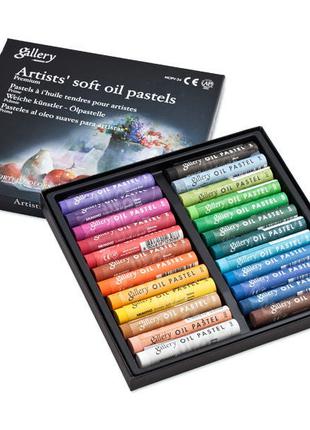 Пастель олійна Mungyo MOPV-24 Artisrs' soft oil pastels 24 кол...