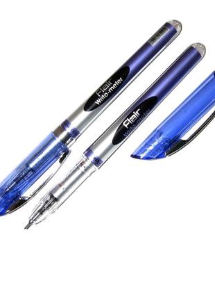 Ручка масляна Flair Writo-meter синя 0,5 мм