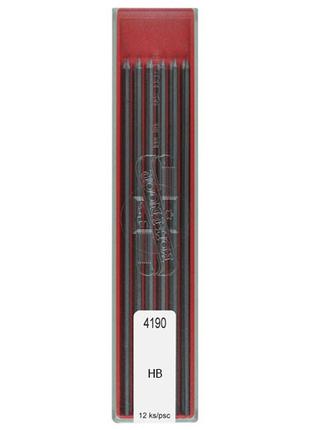 Грифелі для цангового олівця Koh-i-noor 4190 2,0 мм HB 12 шт
