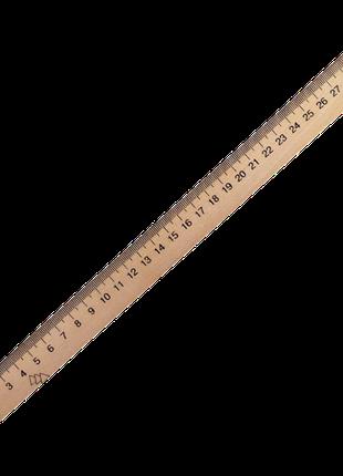 Лінійка дерев'яна 30 сантиметрів "Міцар+"