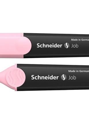 Маркер текстовий рожевий пастель Schneider Job, 1-4,5 мм