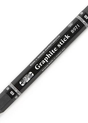 Олівець графітний бездеревний 6B Graphite Stick 8971