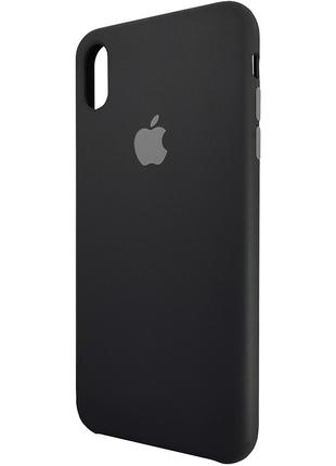 Чехол HQ Silicone Case iPhone XS Max Black
