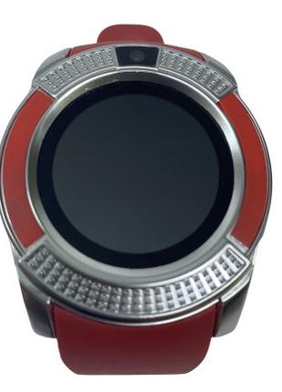 Умные часы Smart Watch XV8 Red Silver