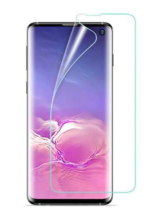 Гидрогелевая защитная пленка на Samsung Galaxy S10 5G на весь ...