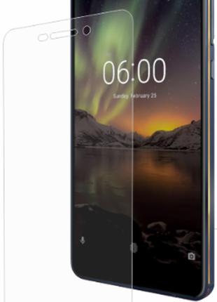 Гидрогелевая защитная пленка на Nokia 6.1 на весь экран прозра...