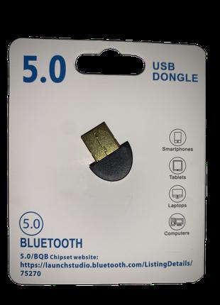 USB Bluetooth 5.0 Адаптер для ПК или ноутбука Dongle