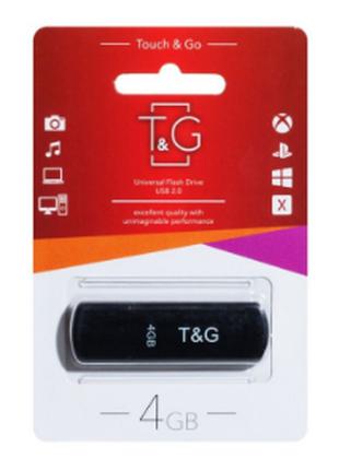 USB флешка Flash Drive 4Gb T&G; Classic Black TG011-4GBBK Blac...