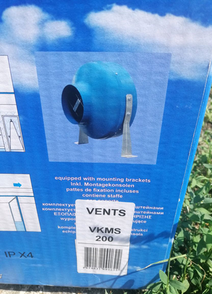 Вентс ВКМС 200 канальный вентилятор