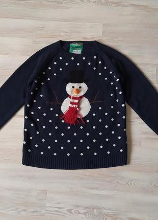 Новогодняя рождественская кофта свитшот свитер реглан от rebel...