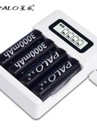 USB зарядное устройство PALO NCO7 для АА и ААА работает от USB