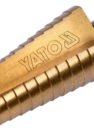 Сверло ступенчатое конусное по металлу 10-30 мм YATO 75/52 мм ...