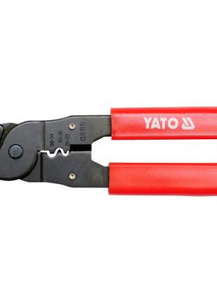 Клещи Yato для обжима и зачистки проводов 180 мм YT-2256