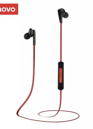 Наушники Bluetooth LENOVO HE01 Neckband Earphone Red