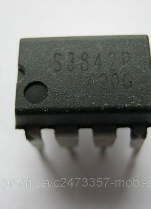 Микросхема ШИМ контроллер S3842P (для блока питания ноутбука и...