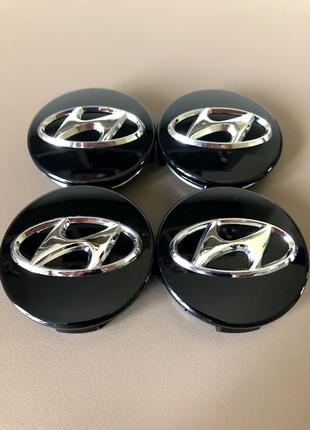 Колпачки заглушки на литые диски Хюндай Hyundai  61мм