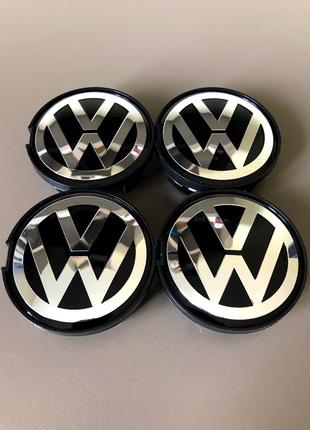 Колпачки заглушки на литые диски Volkswagen 63мм 7M7601165