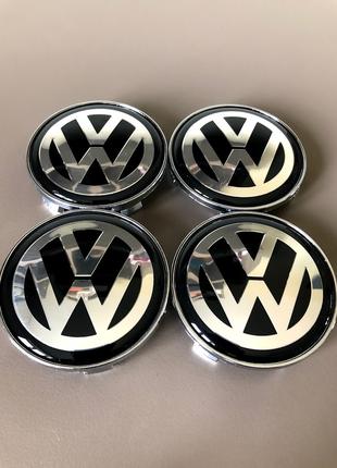 Колпачки заглушки на литые диски Volkswagen 68мм (для дисков БМВ)