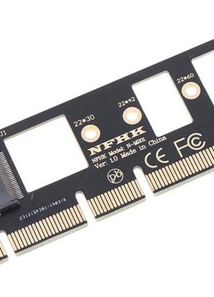 Переходник NFHK N-M201 для SSD M.2 NVMe to PCIExpress x4 x8 x16