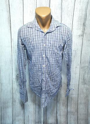 Рубашка стильная Austeen Reed, 15,5 (М) Slim fit, на запонки, ...