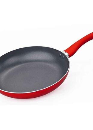 Алюминиевая сковородка 20 см СВ2014 красная "CON BRIO"