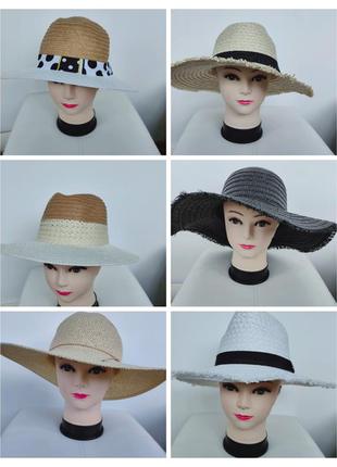 Соломеннае капелюшок, плетений капелюх від сонця панама primar...