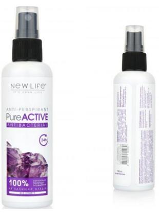 Лосьйон-дезодорант для жінок pure active antibacterial .