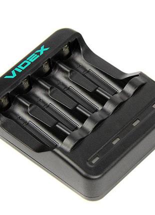 Зарядний пристрій для акумуляторів Videx N400 на 4 AA/AAA R3/R...