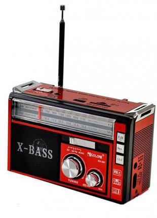 Портативний радіоприймач Golon RX-381 3W X-Bass з ліхтариком