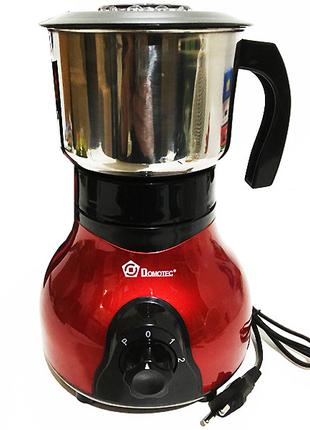 Кофемолка измельчитель Domotec MS1108 250W Red