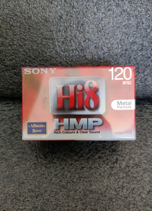 Відеокасета Sony Hi 8mm HMP Metal Particle Video Tape 120 Min