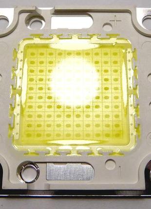 LED Матрица светодиодная, 100вт 100w, 30-36 вольт, прожектор чип,