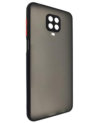Чохол Totu Camera Protection для Xiaomi Redmi Note 9S/9 Pro Black