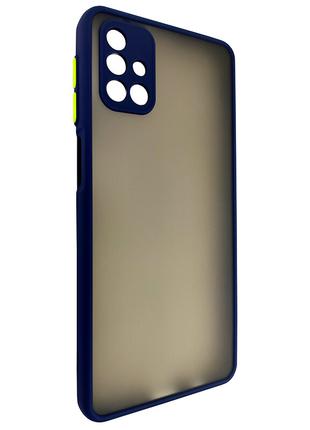 Чехол Totu Camera Protection для Samsung M31s Dark Blue
